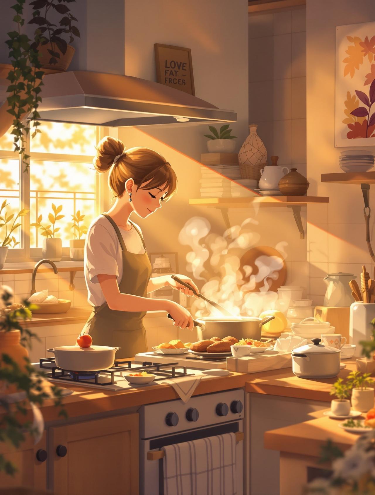免费漫剧平台在线作品 - 妈妈的厨房，温情家庭题材动漫短剧